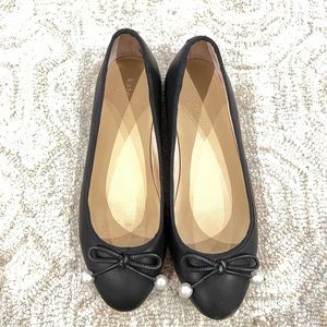 Kate Spade Black Bow ballet flats